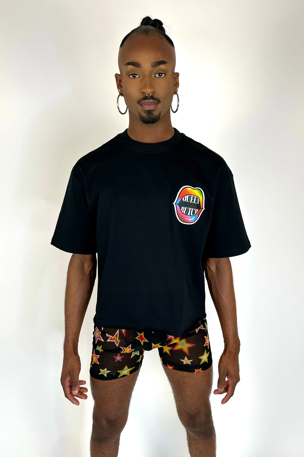 Alfons Dovana Queen Butch Oversized Tee Black