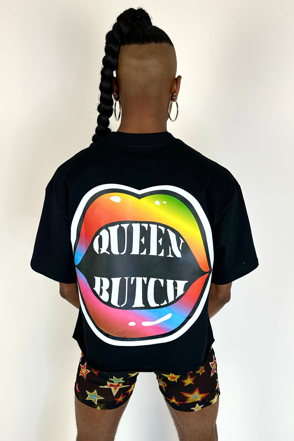 Alfons Dovana Queen Butch Oversized Tee Black