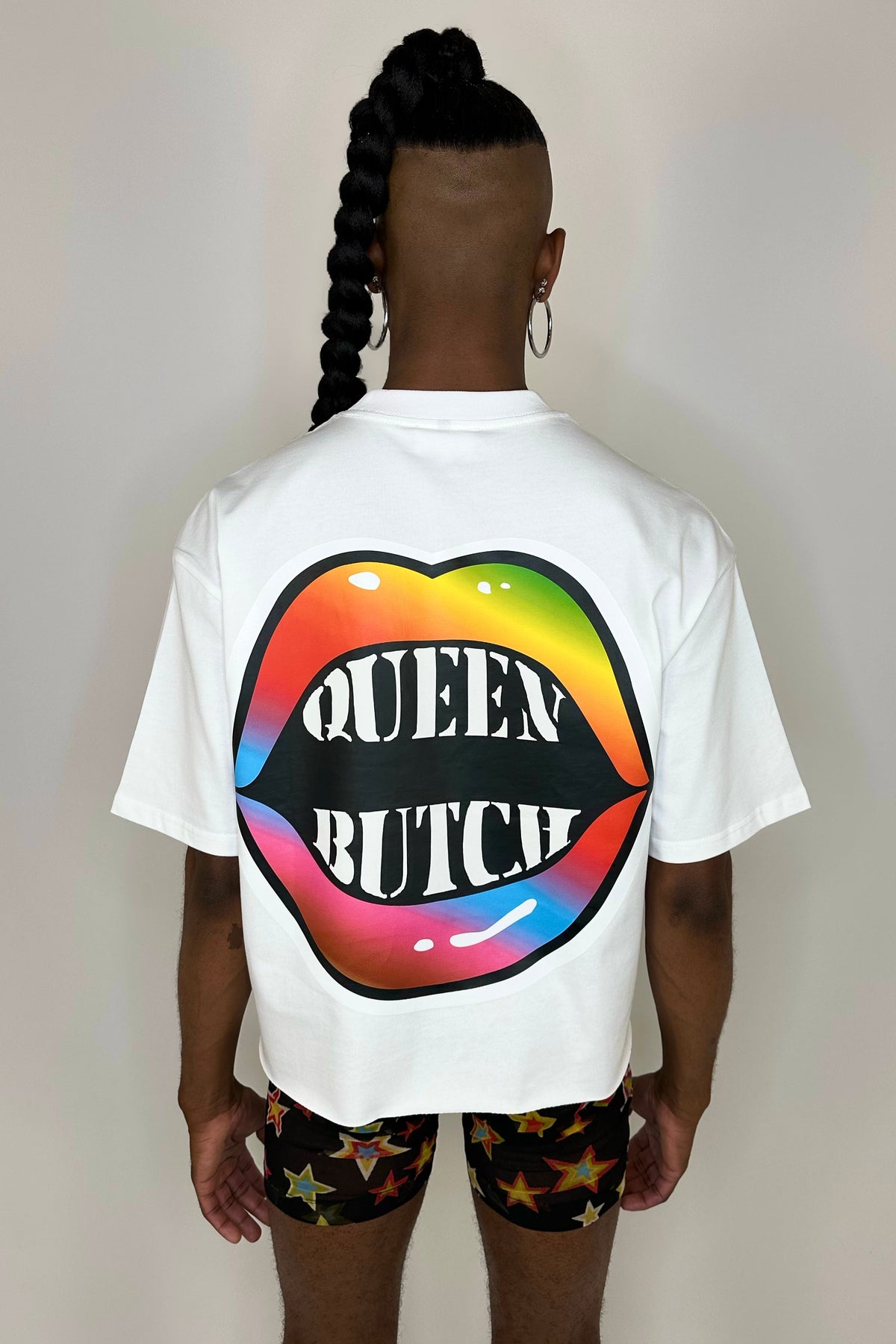 Alfons Dovana Queen Butch Oversized Tee White