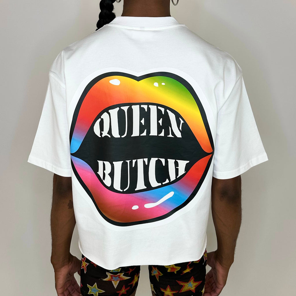 Alfons Dovana Queen Butch Oversized Tee White