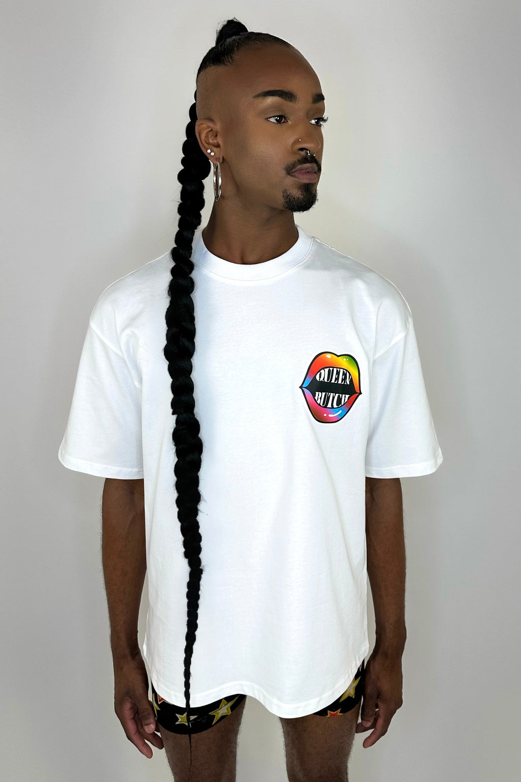 Alfons Dovana Queen Butch Oversized Tee White