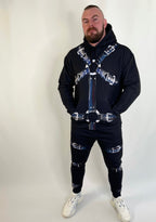 Alfons Dovana Harness Hoodie Noir