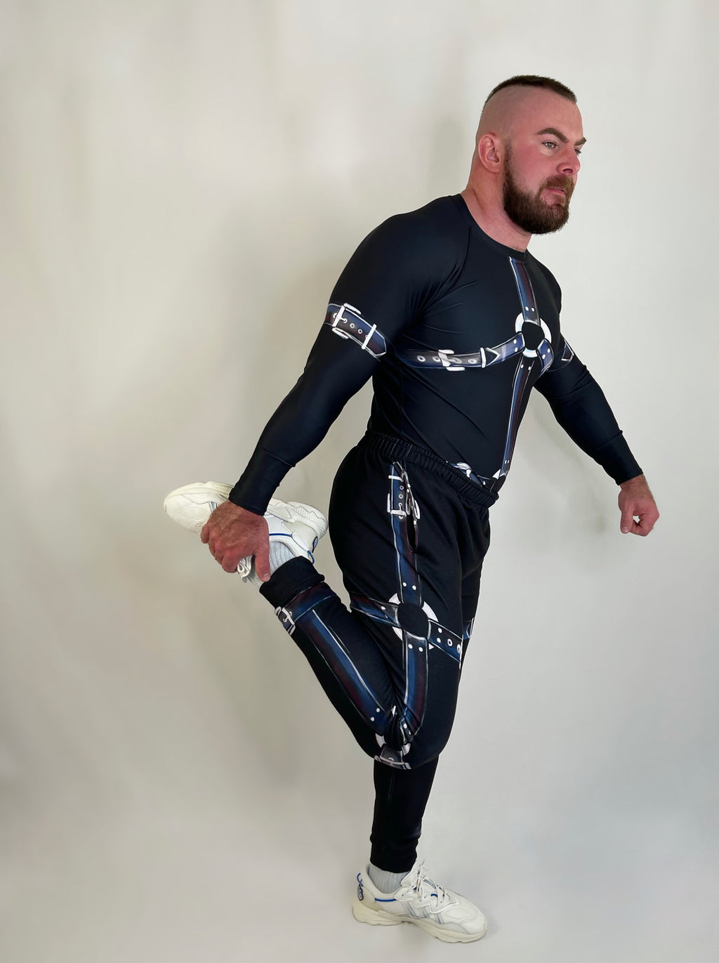 Alfons Dovana Harness Compression Long Sleeve Noir
