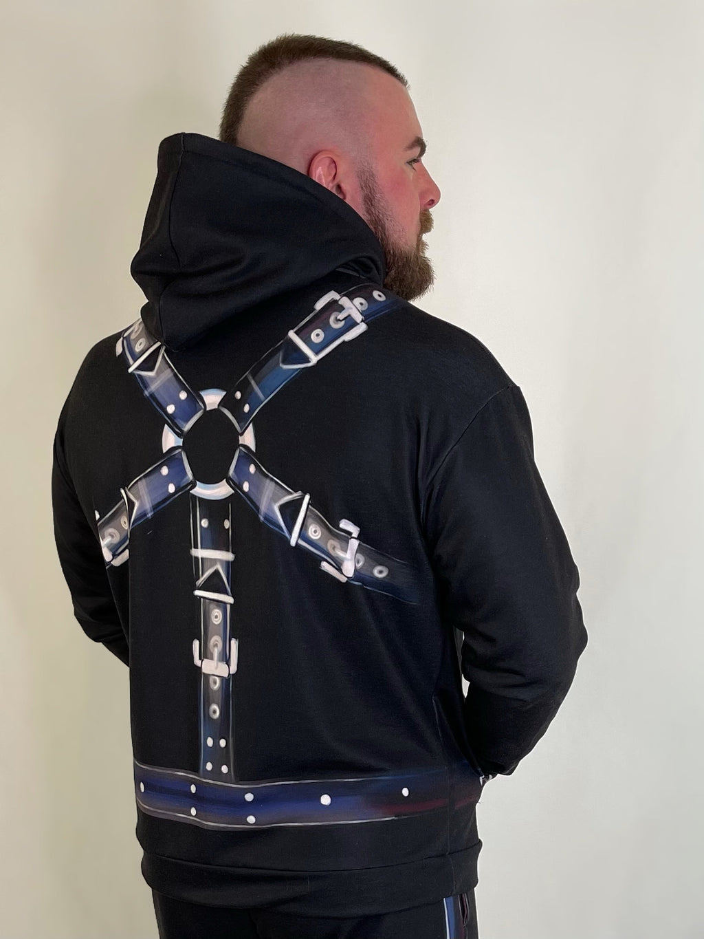 Alfons Dovana Harness Hoodie Noir