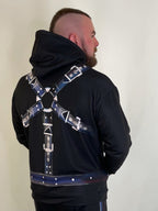 Alfons Dovana Harness Hoodie Noir
