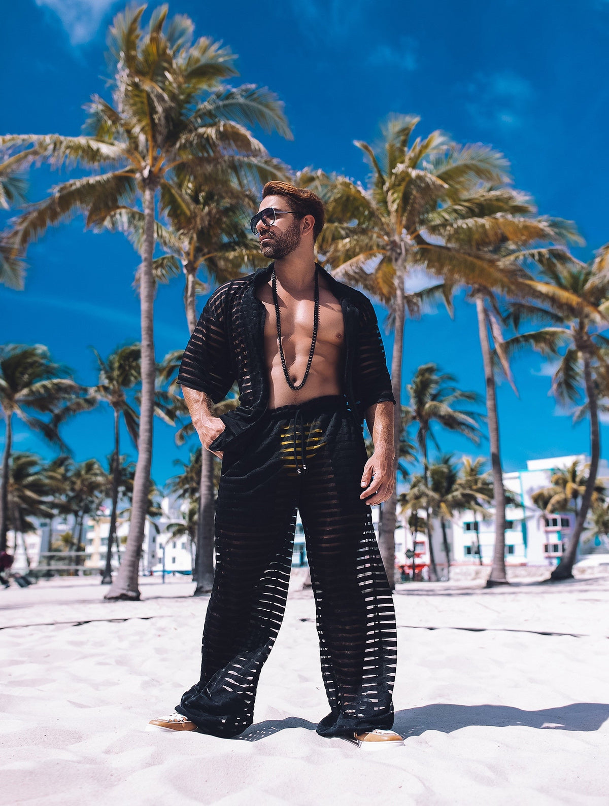 Alfons Dovana Miami Vice Button Down
