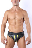 CELLBLOCK 13 Fasten Neoprene Jock Brief Yellow