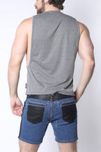 CellBlock 13 Field Goal 13 Muscle Tank - Gray