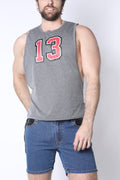 CellBlock 13 Field Goal 13 Muscle Tank - Gray