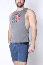 CellBlock 13 Field Goal 13 Muscle Tank - Gray