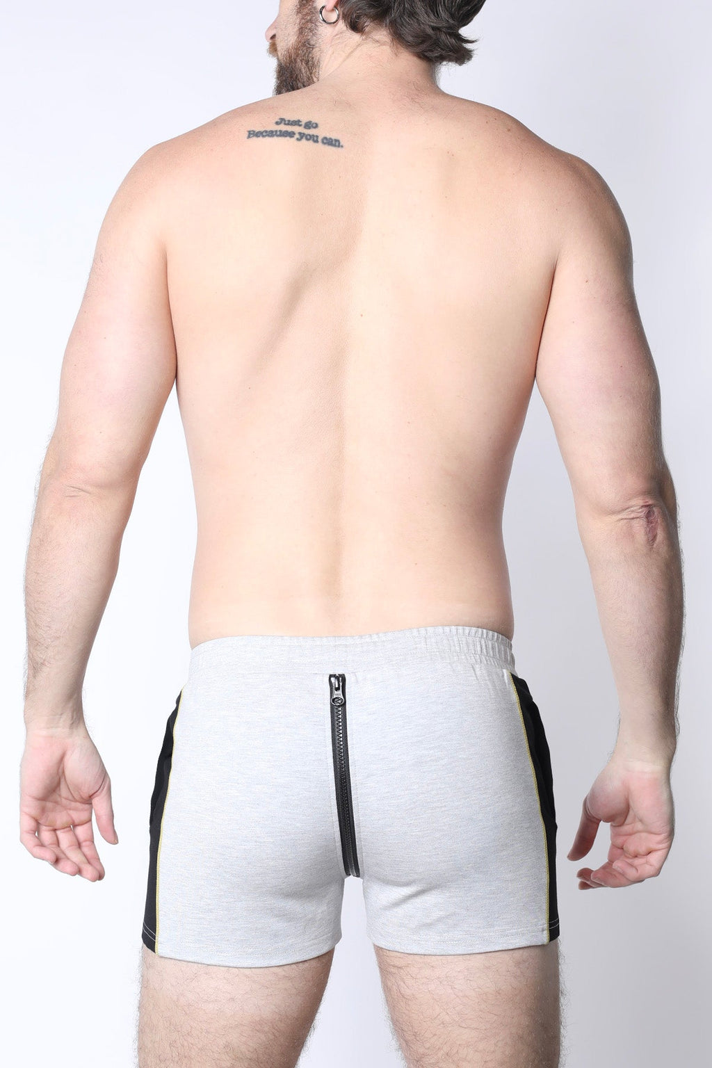 CellBlock 13 Field Goal Zipper Short - Light Grey