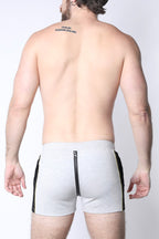 CellBlock 13 Field Goal Zipper Short - Light Grey