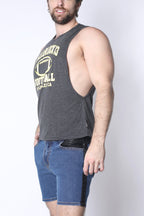 CellBlock 13 Field Goal Football Muscle Tank - Charcoal