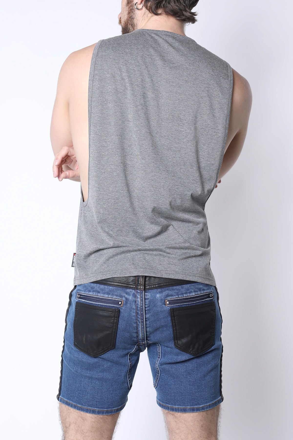 CellBlock 13 Field Goal Football Muscle Tank - Gray