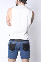CellBlock 13 Field Goal Football Muscle Tank - White
