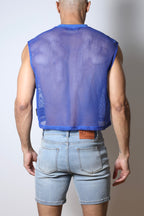 CellBlock 13 Field Goal 13 Mesh Muscle Tee - Blue