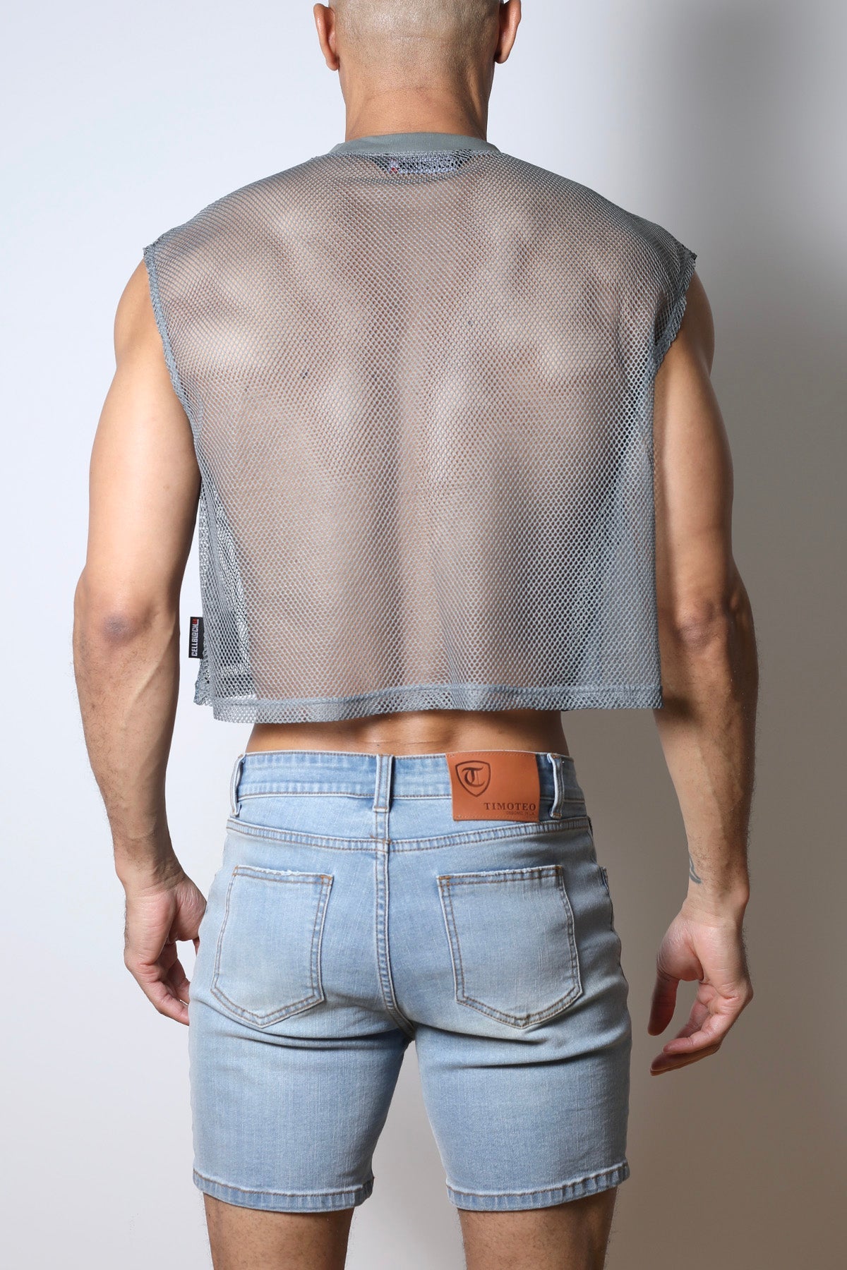 CellBlock 13 Field Goal 13 Mesh Muscle Tee - Gray