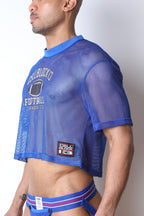 CellBlock 13 Field Goal Football Mesh Tee - Blue