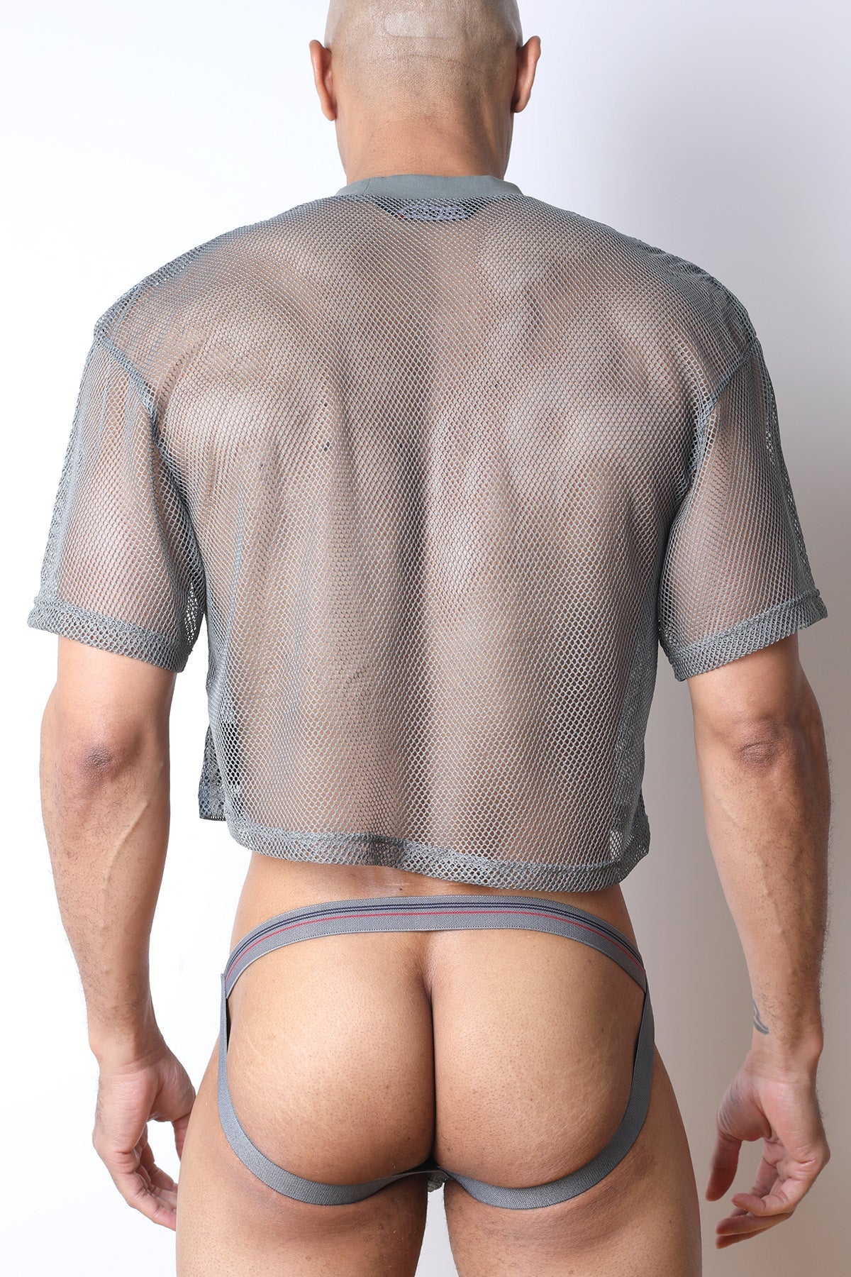 CellBlock 13 Field Goal Football Mesh Tee - Grey