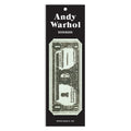 Andy Warhol Dollar Bill Shaped Bookmark