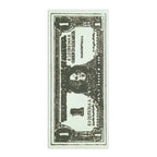 Andy Warhol Dollar Bill Shaped Bookmark