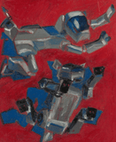 Bo Romero Dreyer, audience participation (triptych), 2024