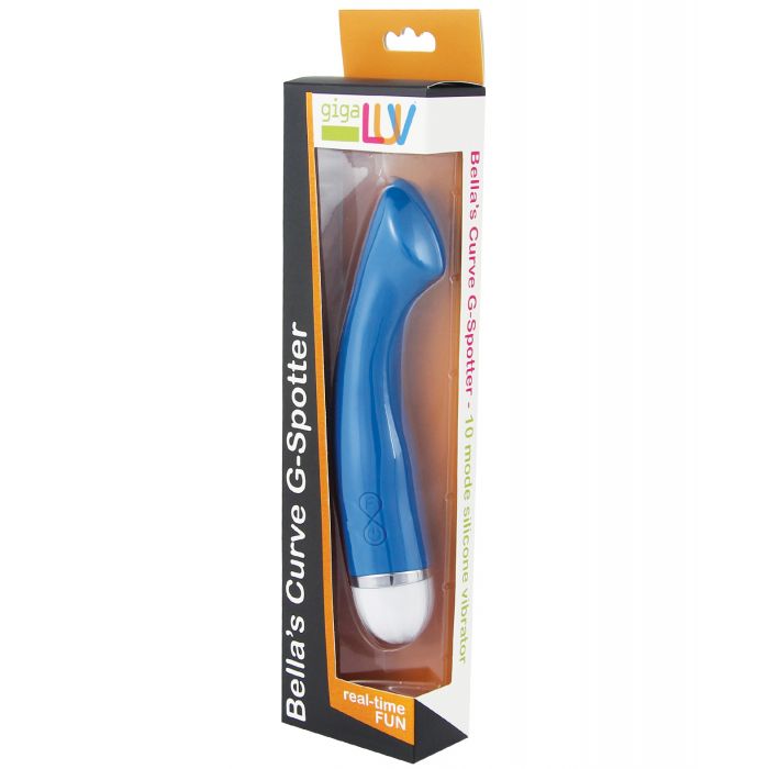 Gigaluv Bella's Curve G-Spot Vibrator - Blue