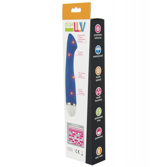 Gigaluv Bella's Curve G-Spot Vibrator - Blue