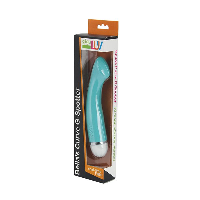 Gigaluv Bella's Curve G-Spot Vibrator - Tiffany Blue