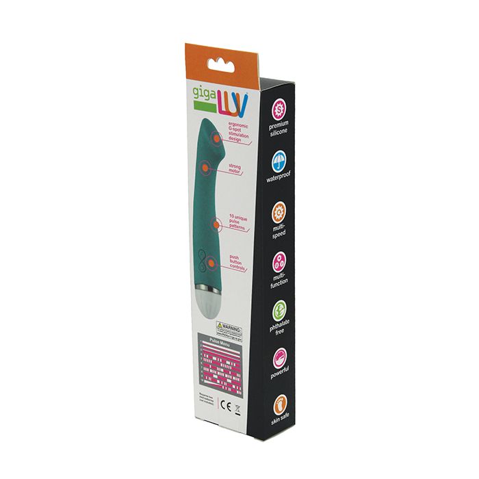 Gigaluv Bella's Curve G-Spot Vibrator - Tiffany Blue