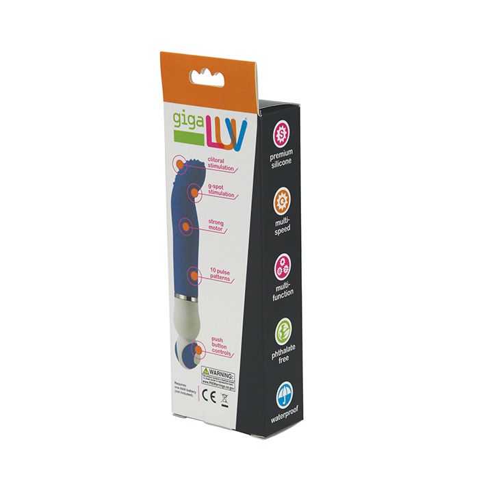 Gigaluv Versa-Tilly Clitoral & G-Spot Vibrator - Blue