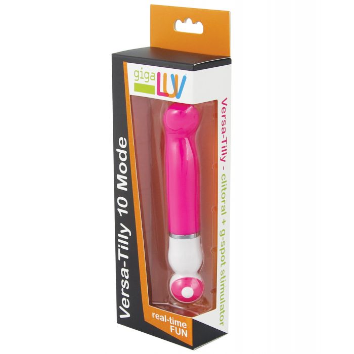 Gigaluv Versa-Tilly Clitoral & G-Spot Vibrator - Pink