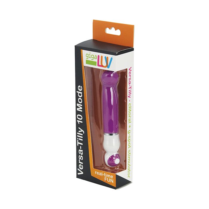 Gigaluv Versa-Tilly Clitoral & G-Spot Vibrator - Purple
