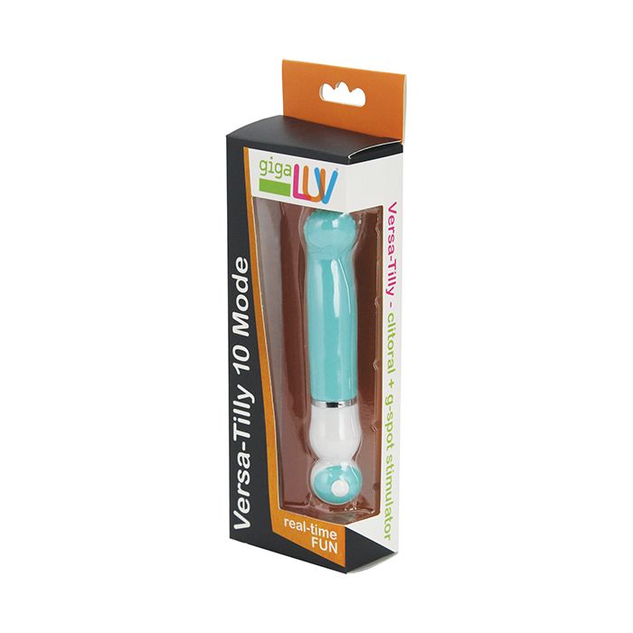 Gigaluv Versa-Tilly Clitoral & G-Spot Vibrator - Tiffany Blue
