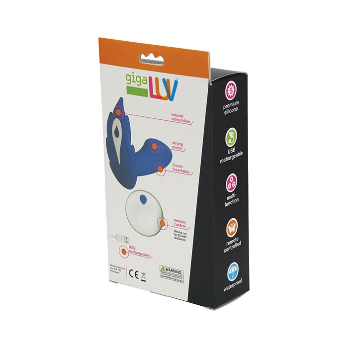 Gigaluv Deep Secret Remote Control Panty Vibe - Blue