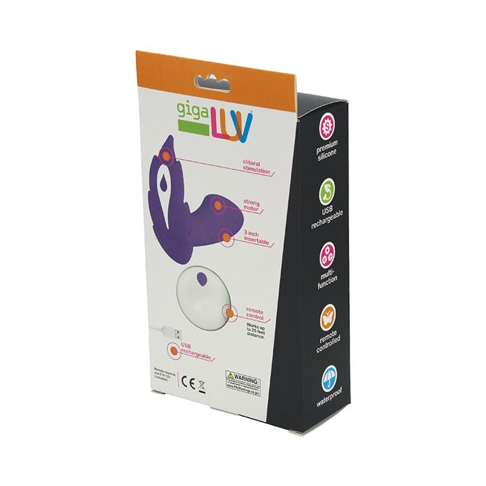 Gigaluv Deep Secret Remote Control Panty Vibe - Purple