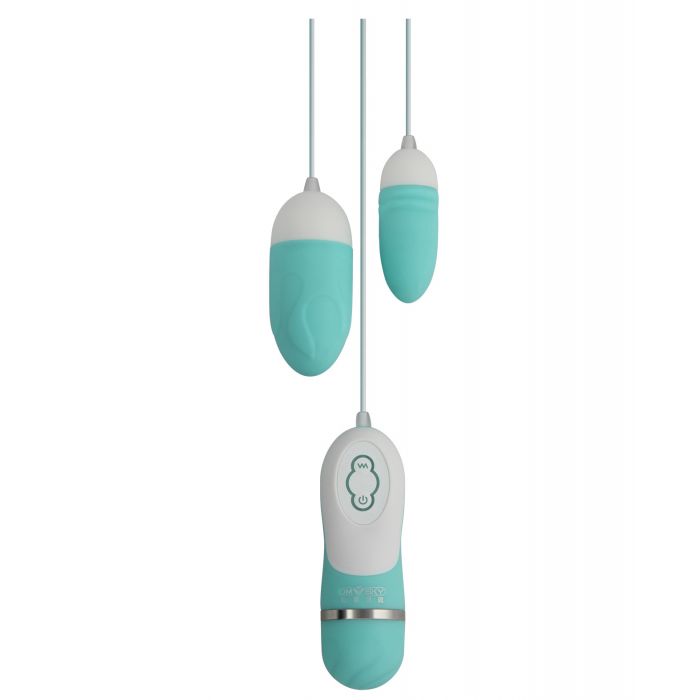 Gigaluv Dual Vibra Bullets - Tiffany Blue