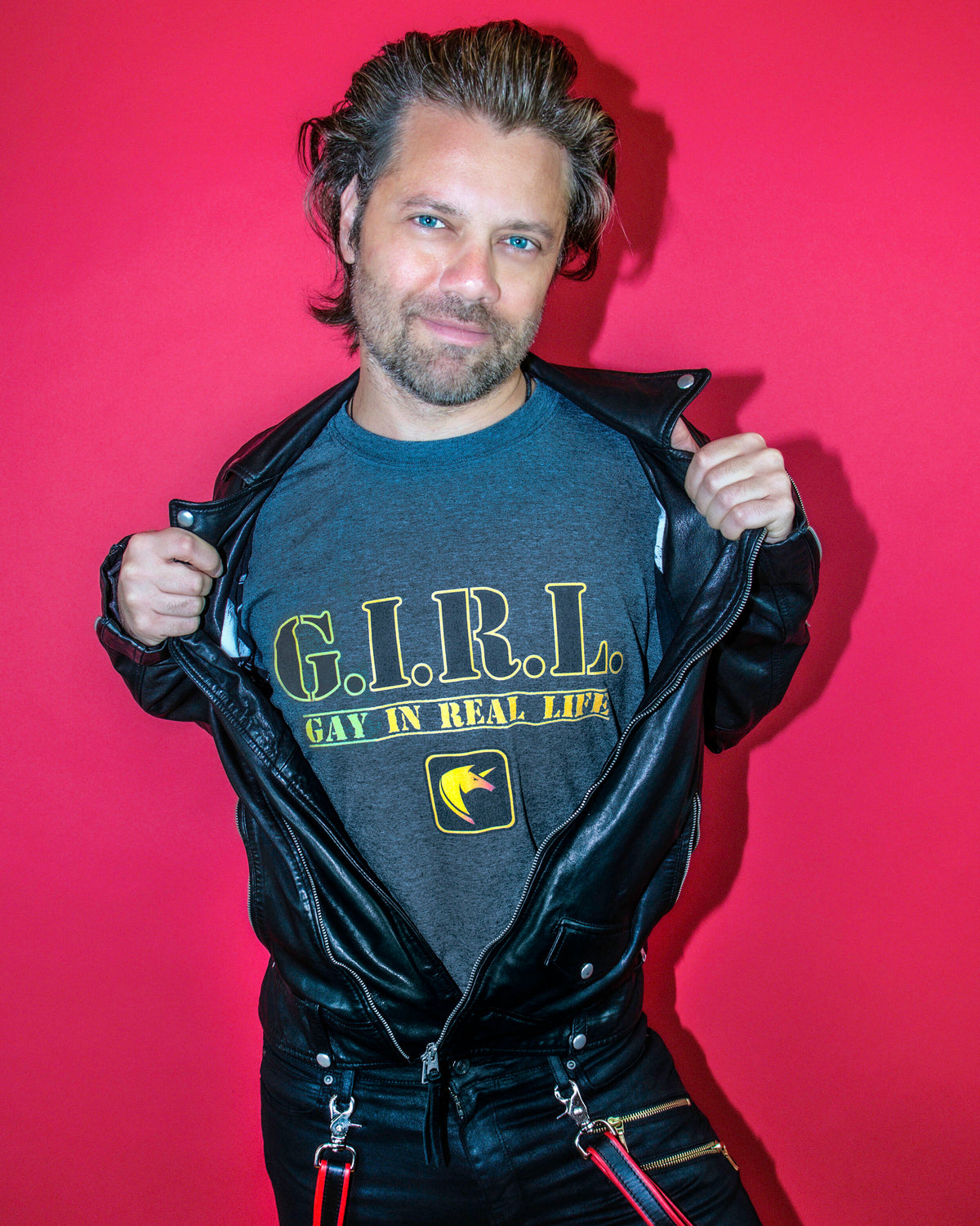 Gay In Real Life Tee by Peachy Kings
