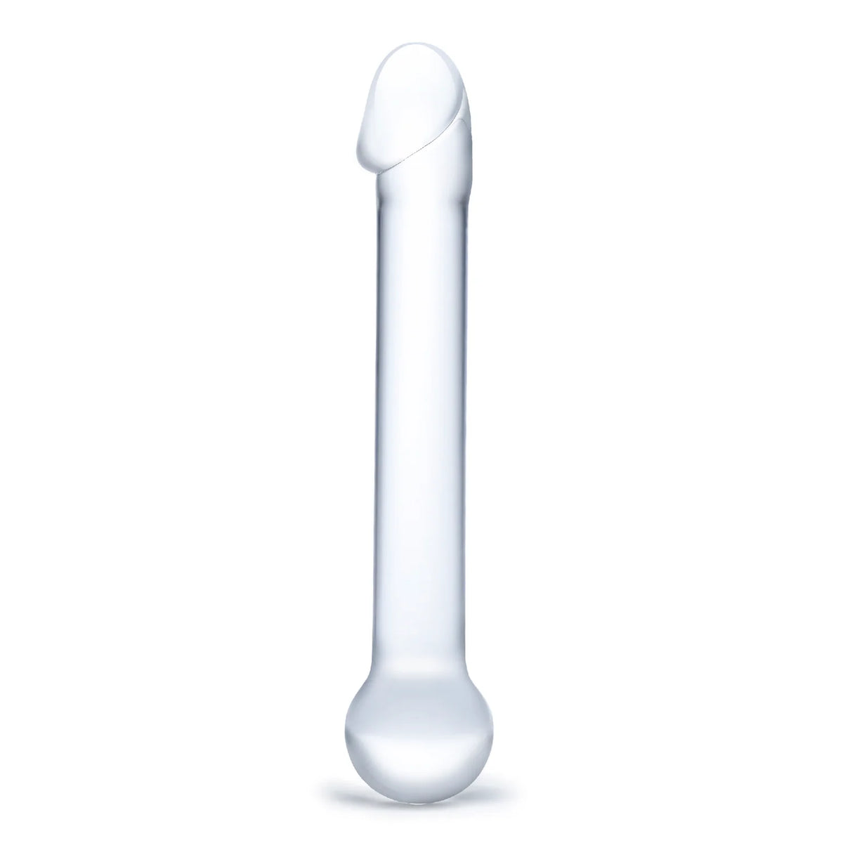 Gläs 7" realistic head glass dildo