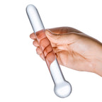 Gläs 7" straight glass dildo