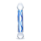 Gläs 6.5" Full Tip Textured Glass Dildo