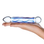 Gläs 6.5" Full Tip Textured Glass Dildo