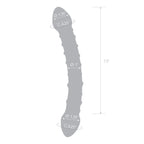 Gläs 10" Double Trouble Glass Dildo