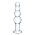 Gläs 7.25" Glass Beaded Butt Plug
