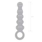 Gläs 7.5" Quintessence Beaded Anal Slider