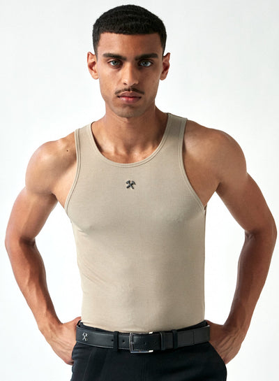 GMBH Nasser Tank Top Camel