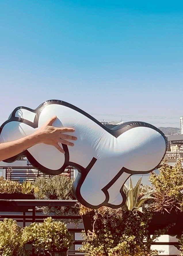 Keith Haring Pop Shop Inflatable Baby