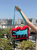 Keith Haring Pop Shop Dog Plush Bag