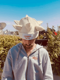 LOVERBOY BY CHARLES JEFFREY BERSERKER BEANIE WHITE