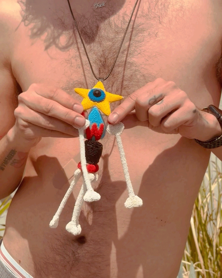 Walter Van Beirendonck Starry Eye Necklace
